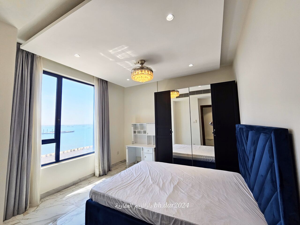 Hidd, Apartments, Flats, Houses & Villas, BHD 370/year,  3 BR,  Al Hidd City/High-end Apartment For Rent Furnished With Fully Electric Free View