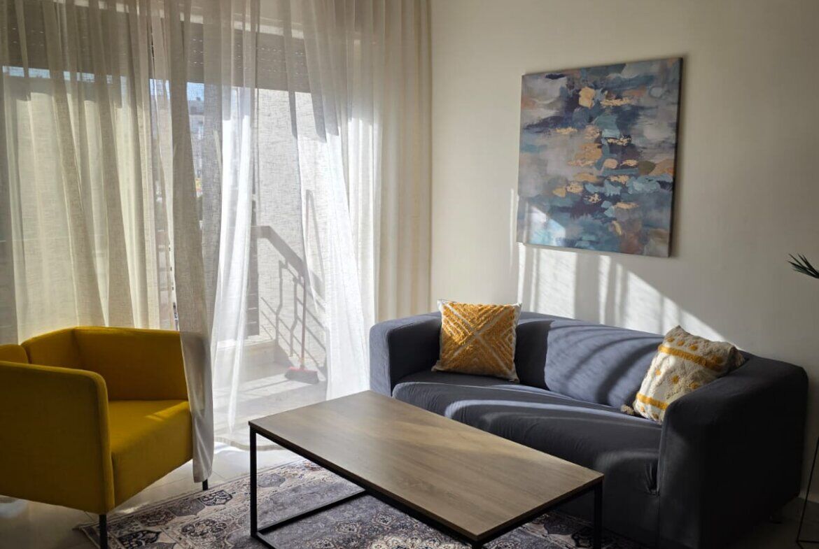 Abdoun, Apts/Flats Wanted, JOD 11000/year,  Furnished,  2 BR,  Bright And Cozy Apartment In Abdoun ☀️🏡
