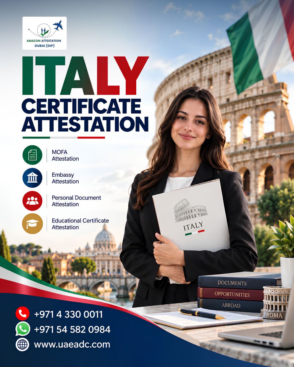Dubai, Business, Italy Certificate Attestation Services In Dubai | Amazon Attestation