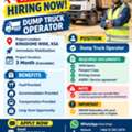 DUMP TRUCK OPERATOR