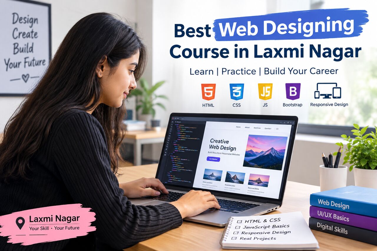 Laxmi Nagar, Education, Build Creative Websites With Professional Web Design Training In Laxmi Nagar