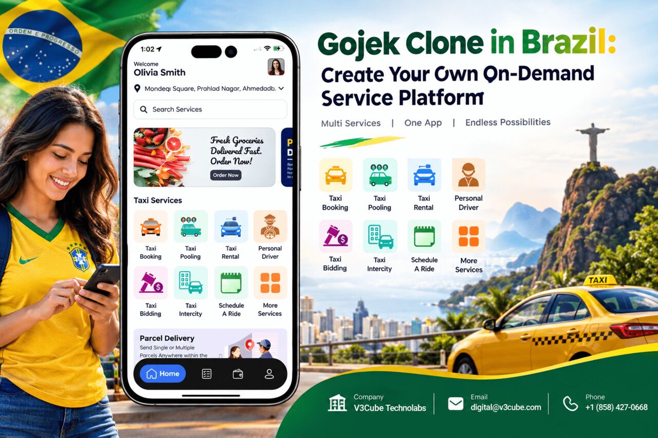 Rio de Janeiro, Software Development, Gojek Clone In Brazil: Create Your Own On-Demand Service Platform