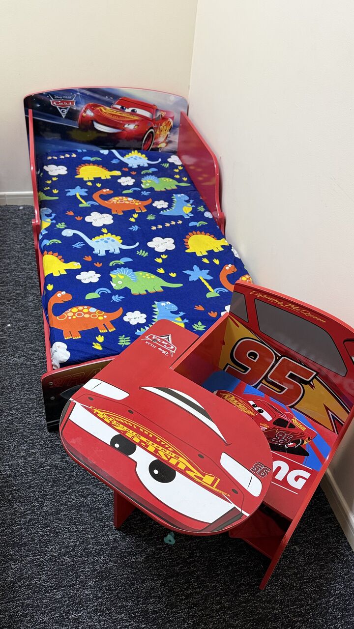 Jubail, Furniture, SAR 550,  Kids Bed, Mattress & Study Table For Sale- Sar-550