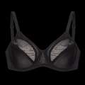 USD 54,  BR200 Minimizer Bra With Dot Mesh Insert