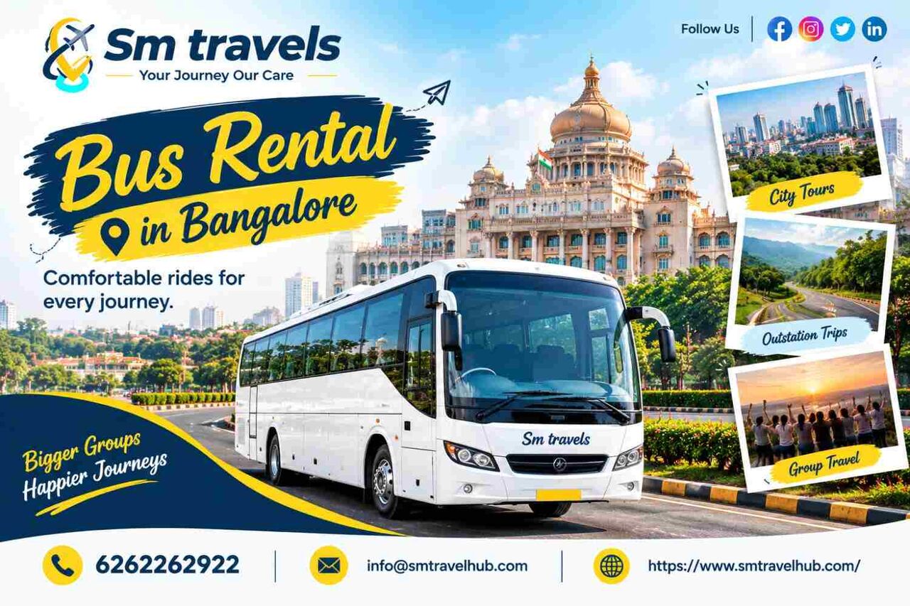 Bangalore, Travel, Bus Rental In Bangalore
