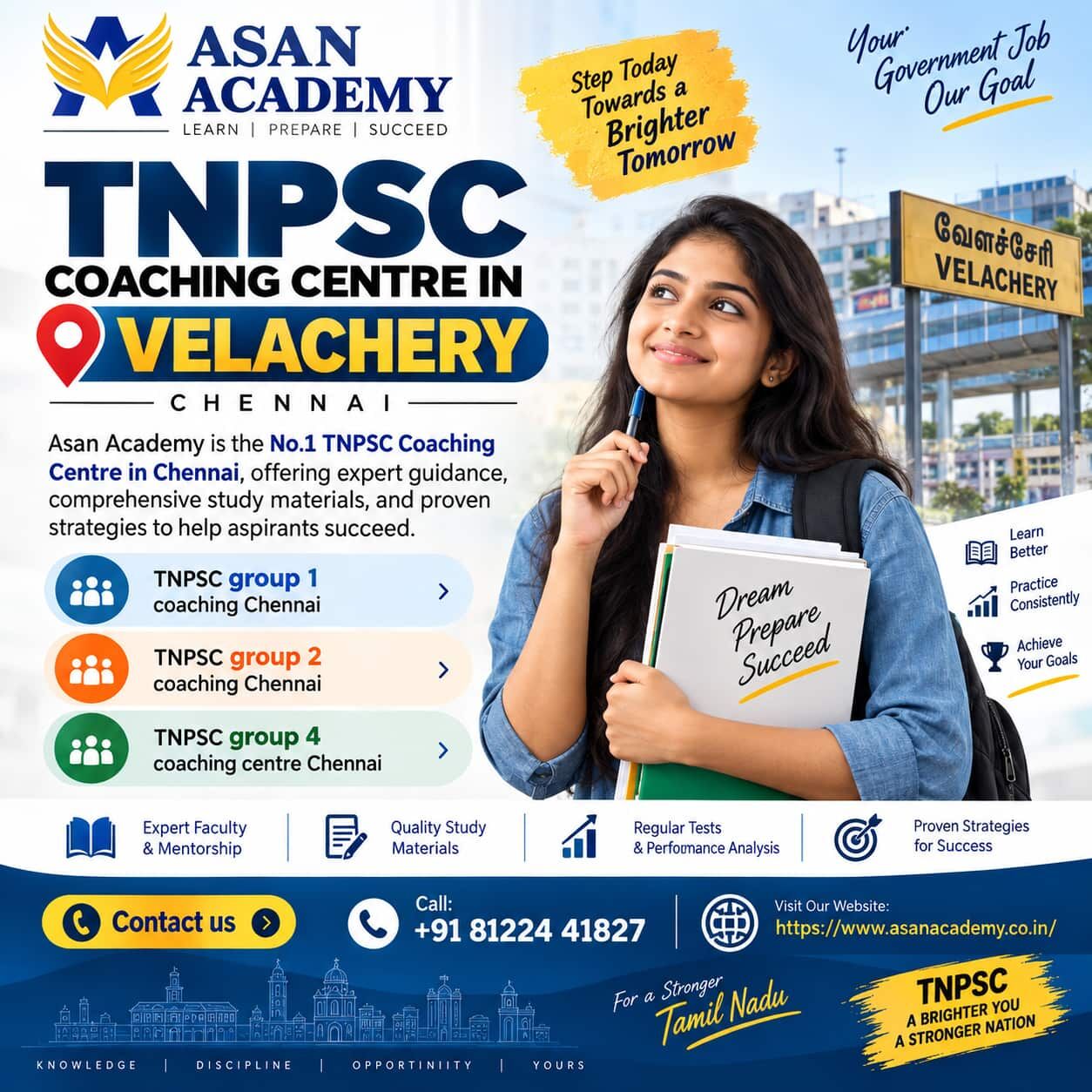 Chennai, Education, TNPSC Coaching Centre In Velachery Chennai