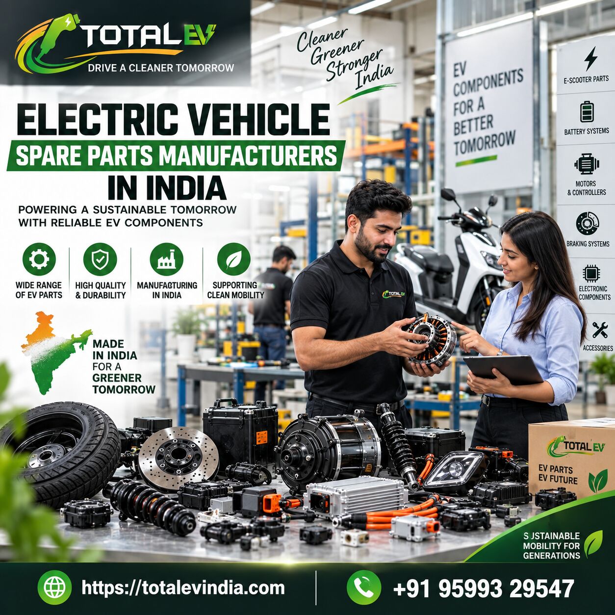New Delhi, Electrical & Plumbing, Quality Electric Vehicle Spare Parts Manufacturers In India