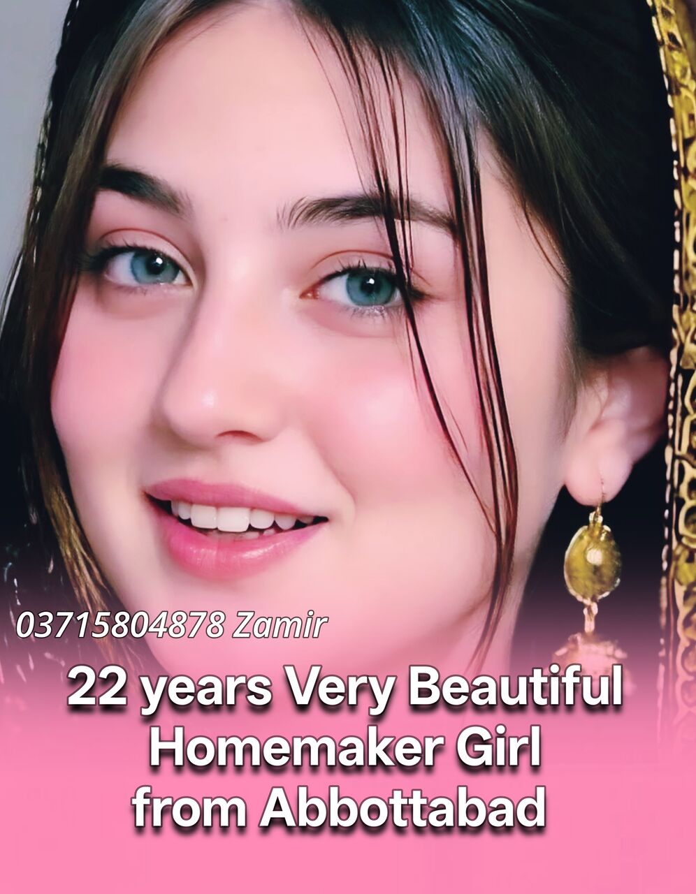 Abbottabad, Seeking Groom, 22,  🌷22 Years Very Beautiful Smart Homemaker Girl From Abbottabad