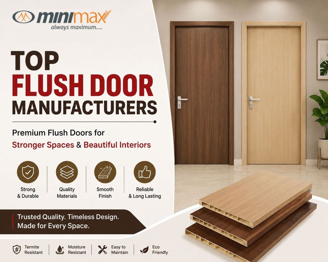 Haryana, Furniture, Top Flush Door Manufacturers