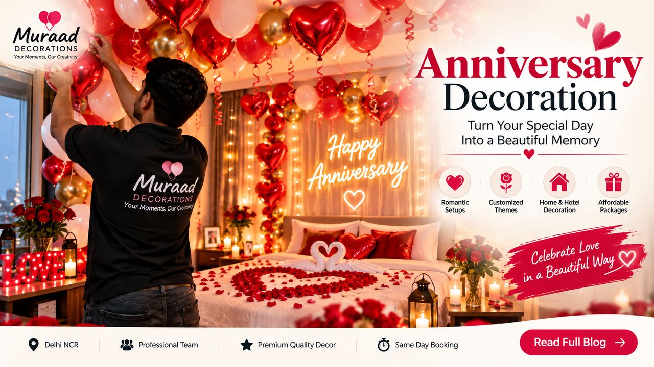 New Delhi, Event Planning, Birthday Decoration Services In Delhi | Muraad Decorations