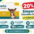 Get 20% Off Simparica Chewables For Dogs And Unlock Cashback