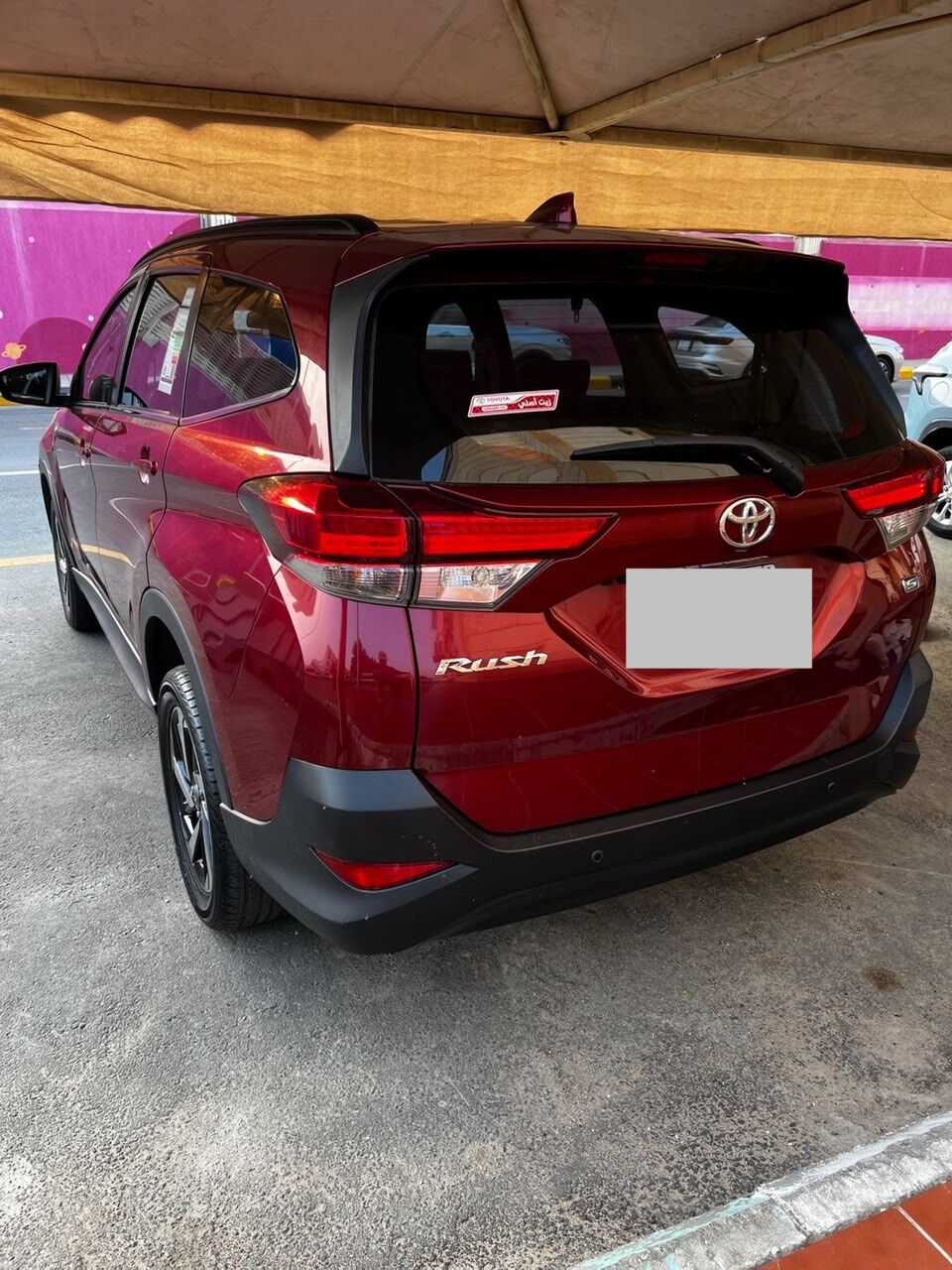 Jeddah, Vehicles, Cars & Trucks , SAR 46500,  Toyota Rush,  2022,  Automatic,  150000 KM,    7-Seater - Red - Excellent Condition In KAUST / Jeddah