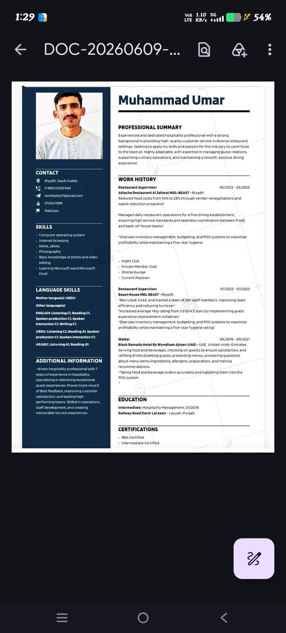 Riyadh, Job Seekers, I