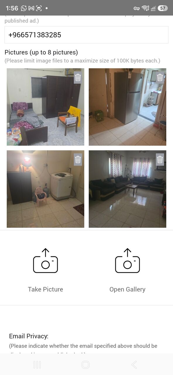 Al Adama, Apartments, Flats, Houses & Villas, SAR 1500/month,  2 BR,  Fully Furnished Flat For Rent For Family 0581972700