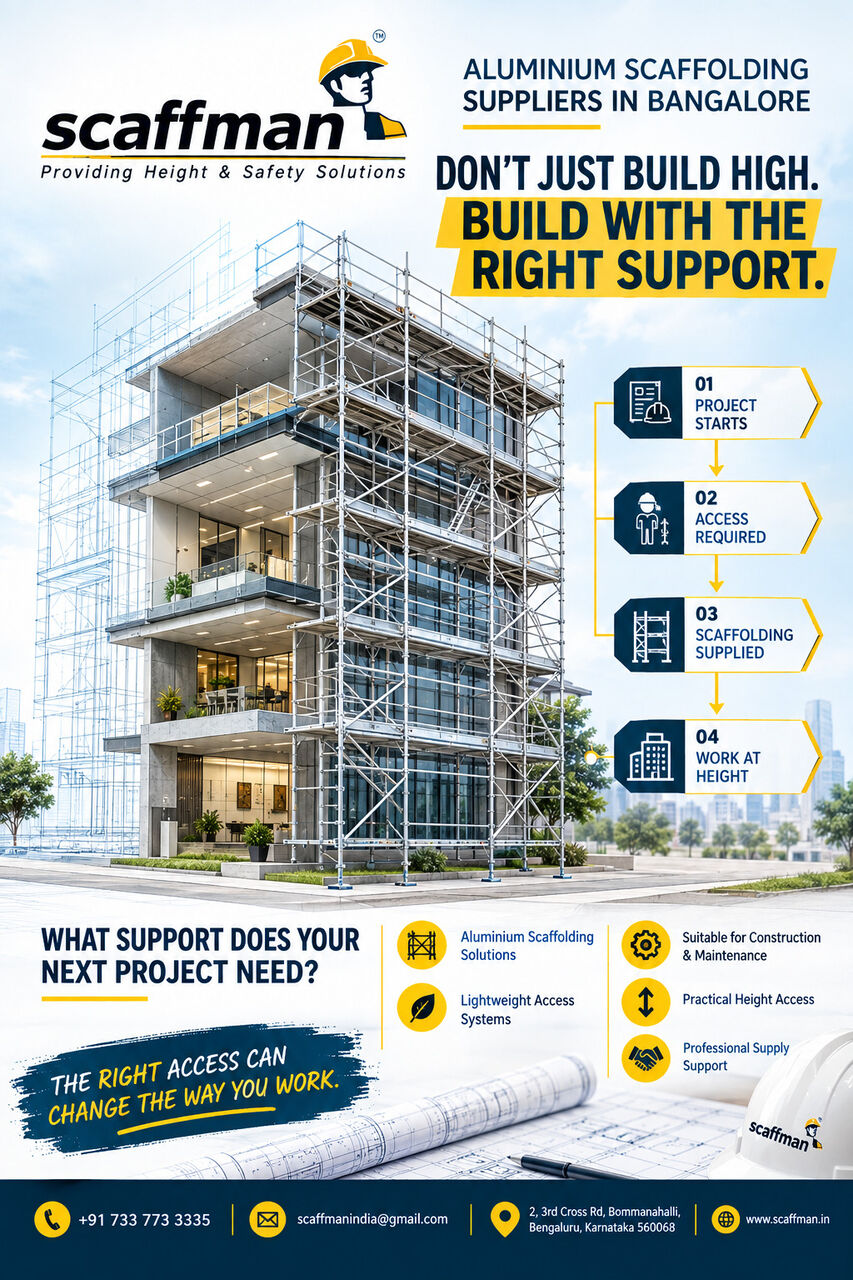 Bangalore, Construction, Aluminium Scaffolding Suppliers In Bangalore Built For Better Access