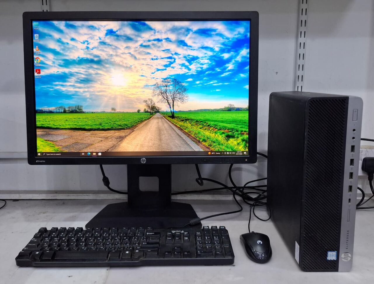 Isa Town, Computers, BHD 129,  HP Core I7 9th Generation Computer Set HP 24" FHD+ Wide Monitor 8GB RAM - 128GB SSD+500GB