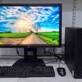 BHD 129,  HP Core I7 9th Generation Computer Set HP 24" FHD+ Wide Monitor 8GB RAM - 128GB SSD+500GB