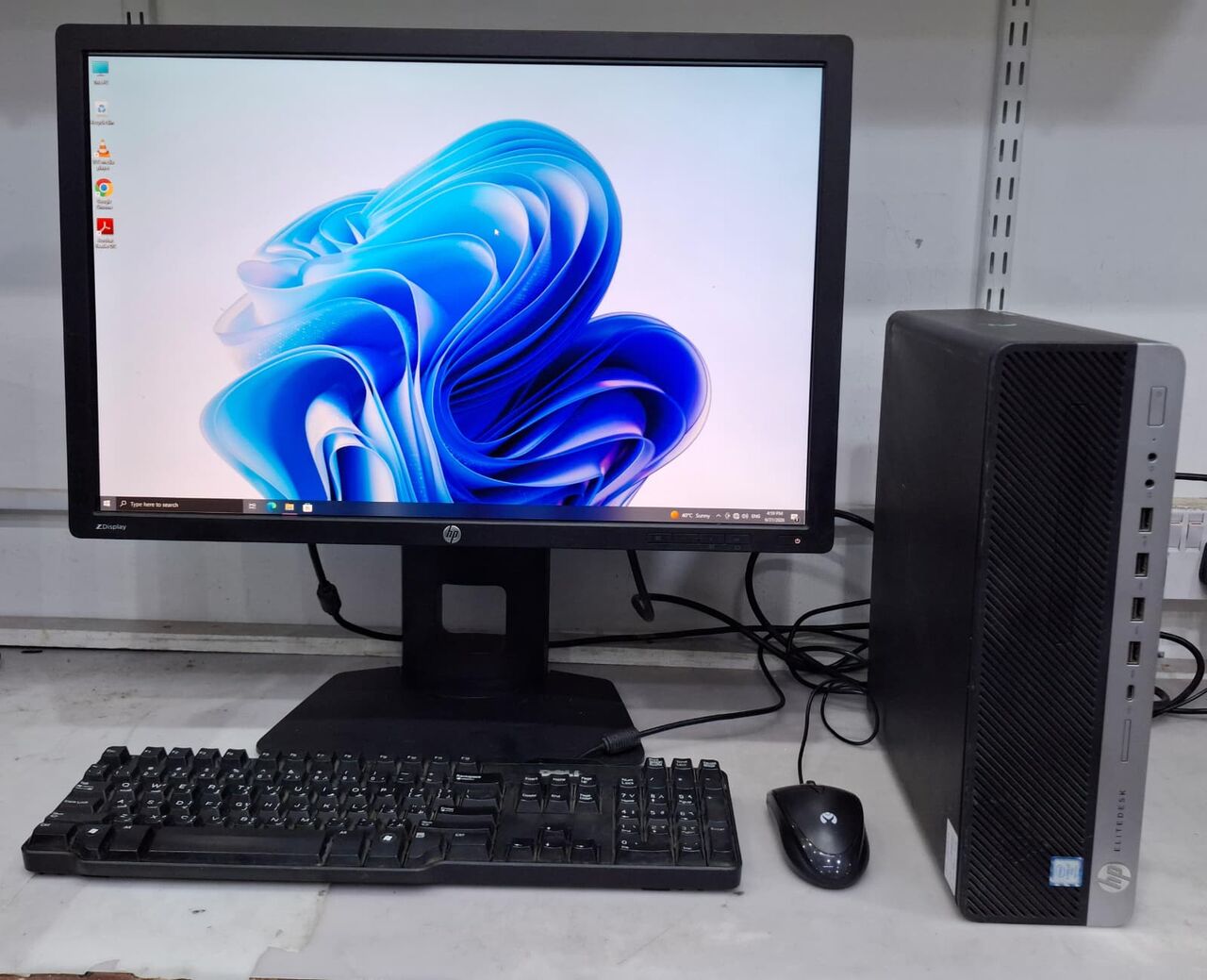 Manama, Computers, BHD 129,  HP Core I7 9th Generation Computer Set HP 24" FHD+ Wide Monitor 8GB RAM - 128GB SSD+500GB