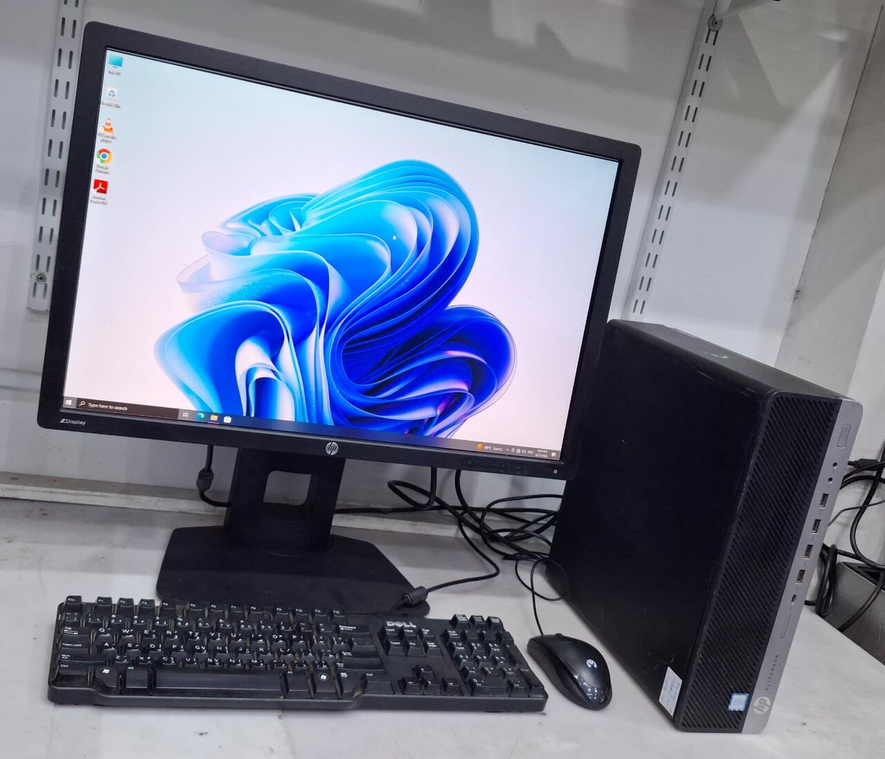 Manama, Computers, BHD 129,  HP Core I7 9th Generation Computer Set HP 24" FHD+ Wide Monitor 8GB RAM - 128GB SSD+500GB