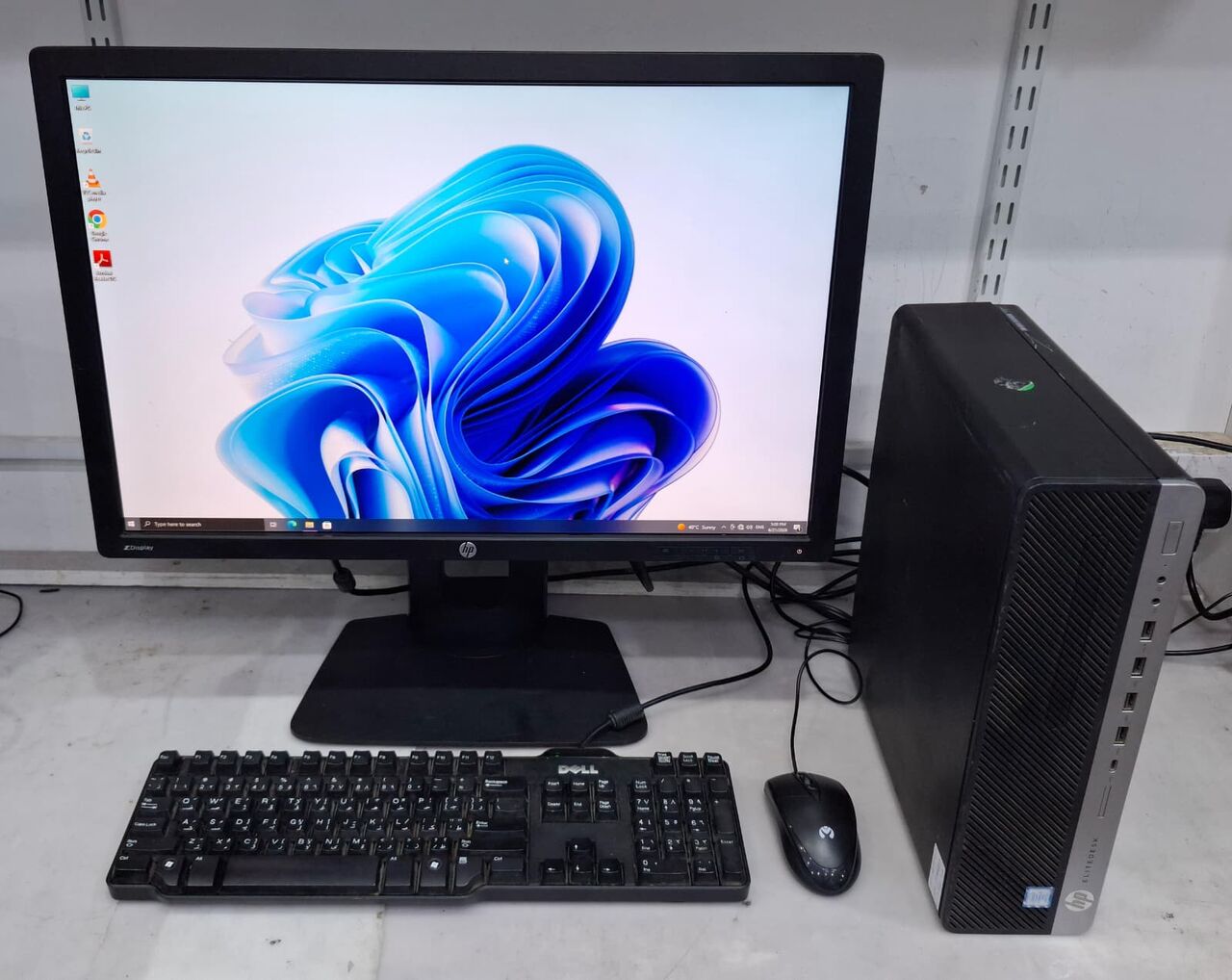 Manama, Computers, BHD 129,  HP Core I7 9th Generation Computer Set HP 24" FHD+ Wide Monitor 8GB RAM - 128GB SSD+500GB