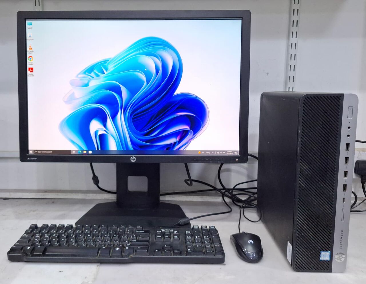 Manama, Computers, BHD 129,  HP Core I7 9th Generation Computer Set HP 24" FHD+ Wide Monitor 8GB RAM - 128GB SSD+500GB