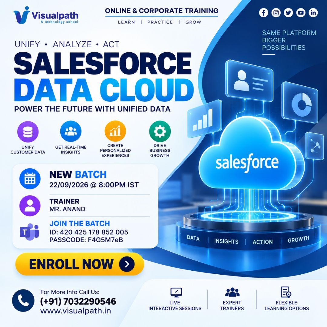 Hyderabad, Lessons Offered, Salesforce Data Cloud Training &ndash; New Batch Starts Sep 22!