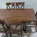 SAR 1500,  Dining Table - Home Center - Malaysian Wood / Bed - Home Center