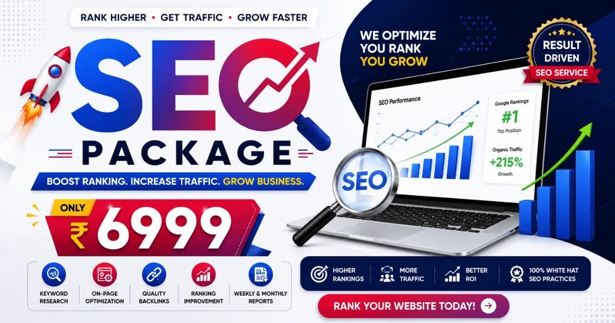 New Delhi, Business, Professional SEO Package ₹6999 Enhance Online Search Visibility | Om Web Digital