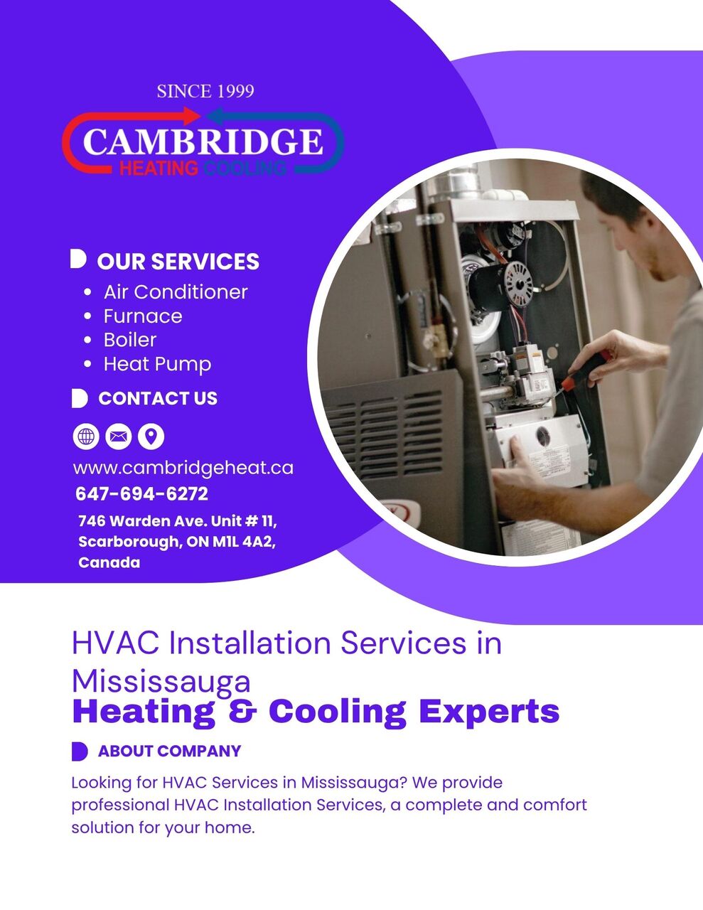 Mississauga, Appliance Repair, HVAC Installation Services In Mississauga | Heating & Cooling Experts