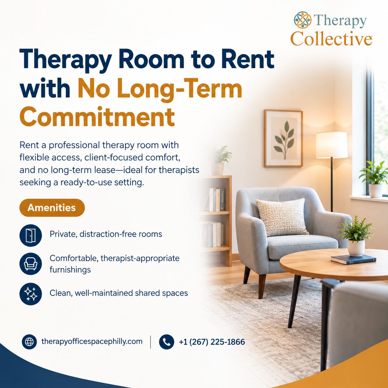 New York, Business, Flexible Therapy Room To Rent With No Long-Term Lease