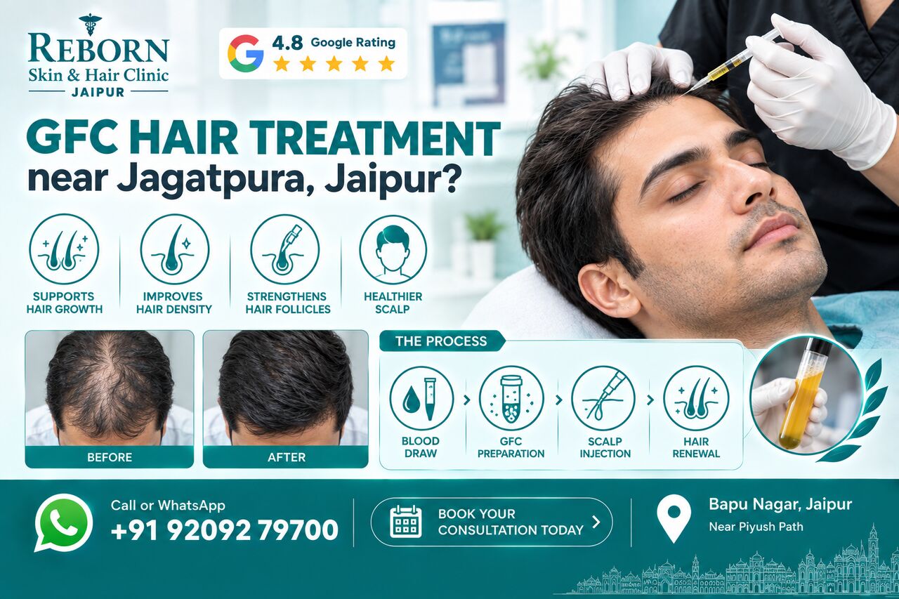 Jaipur, Health & Beauty Items, INR 5000,  GFC Hair Treatment Near Jagatpura Jaipur For Hair Thinning
