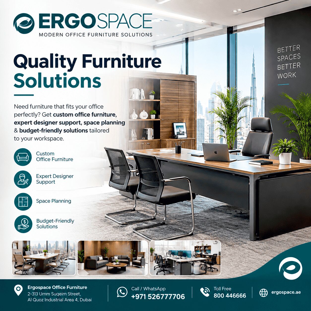 Dubai, Furniture, AED 5000,  Quality Furniture Solutions For Modern Workspaces