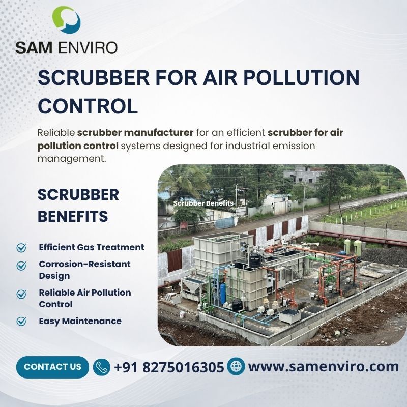 Mumbai, Business, Scrubber For Air Pollution Control | Scrubber Manufacturer