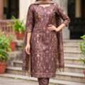 INR 2,  Farhana Cola Kurti And Pant With Dupatta For Navarathri