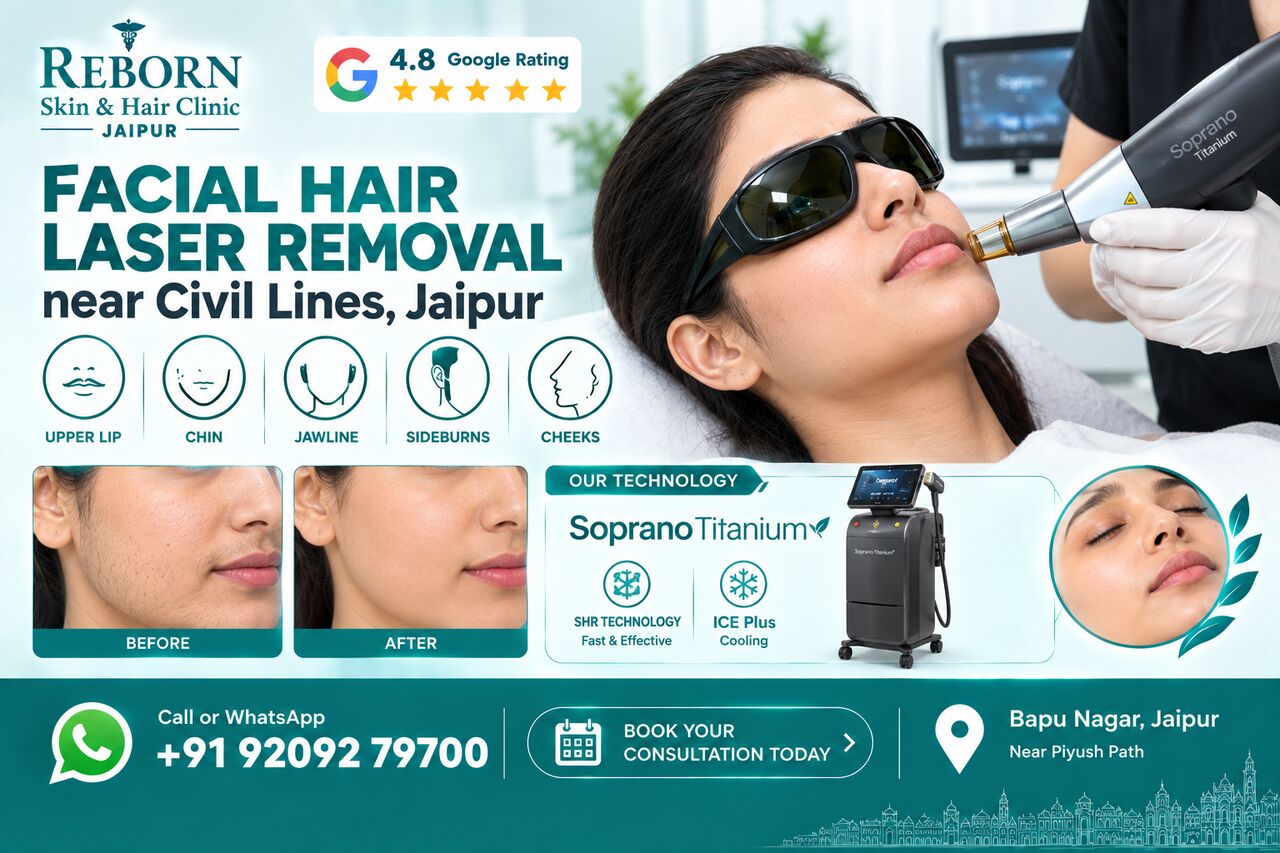 Jaipur, Health & Beauty Items, INR 3000,  Facial Hair Laser Removal Near Civil Lines Jaipur