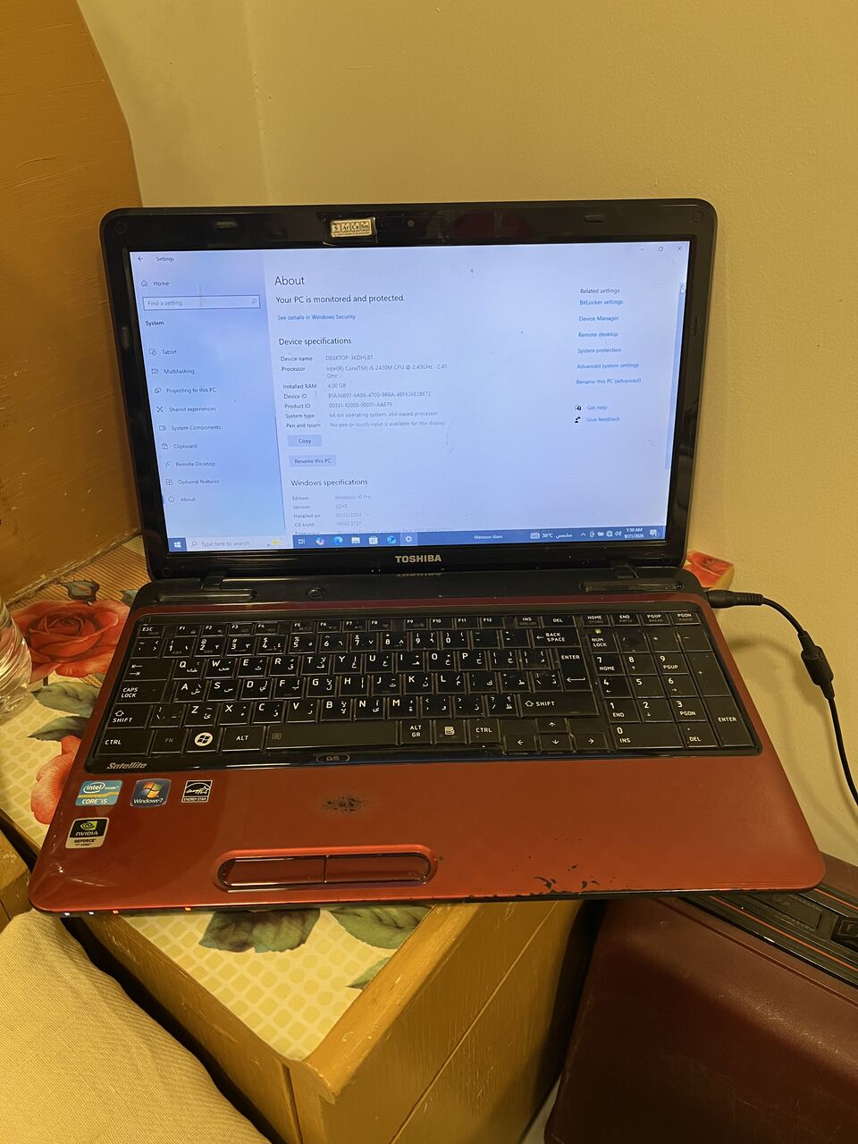 Riyadh, Computers, SAR 400,  TOSHIBA LAPTOP CORE I5