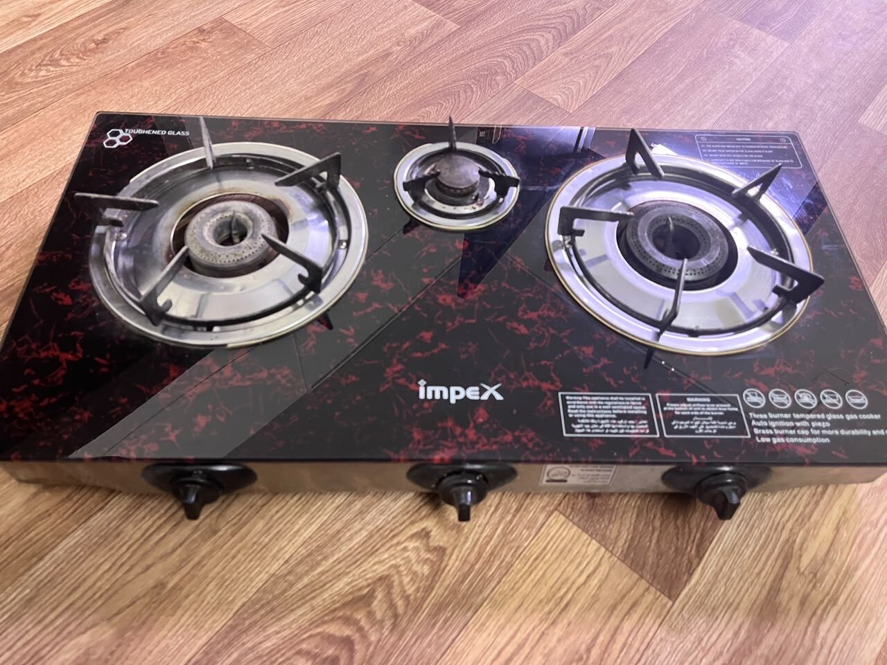 Al Malaz, Appliances, SAR 100,  Impex Three Burner Gas Stove For Sale - SAR 100