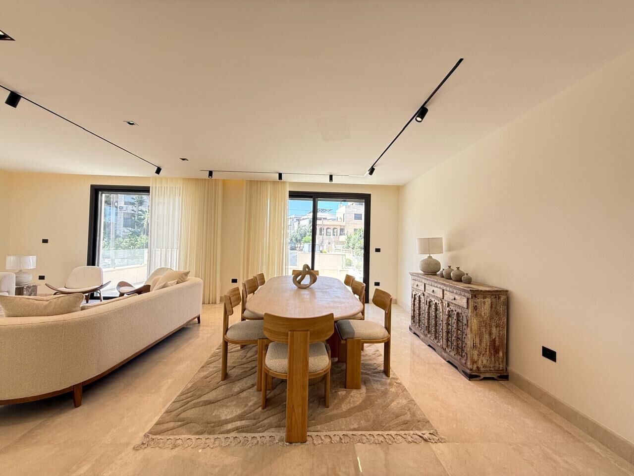Abdoun, Apartments, Flats, Houses & Villas, JOD 32000/year,  Furnished,  3 BR,  230 Sq. Meter,  Brand New Furnished 3 Bed For Rent In Abdoun