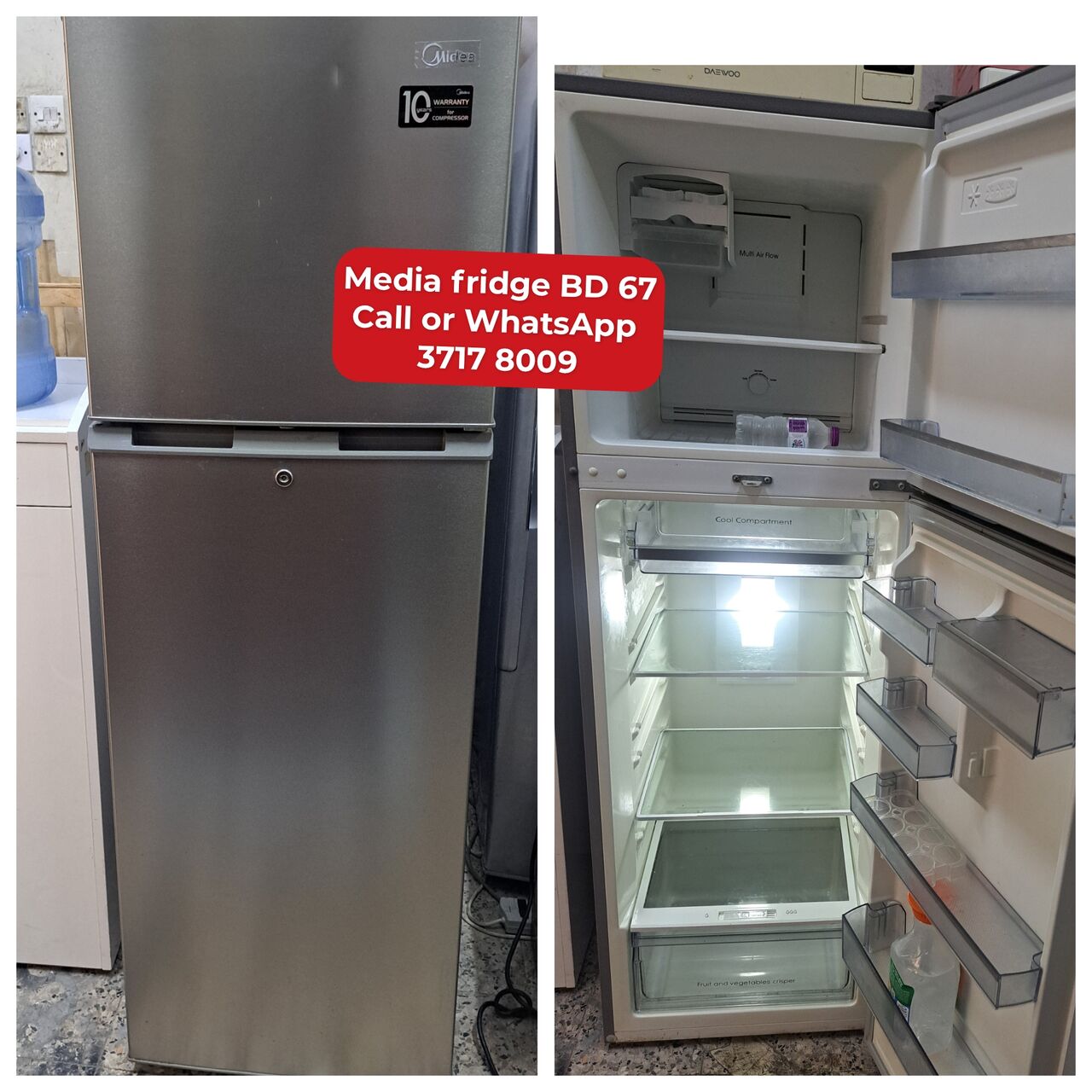 Manama, Appliances, BHD 67,  @@Media Fridge In Good Condition For Sale With Delivery