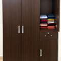 BHD 60,  3-DOOR WARDROBE FOR SALE - DARK ESPRESSO COLOUR