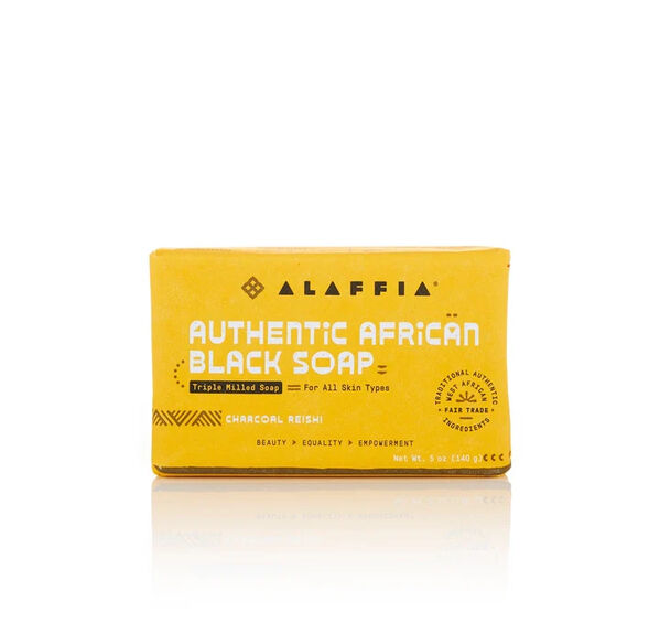 New York, Business, Authentic African Black Soap Triple Milled - Charcoal Reishi