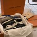 Louis Vuitton LV Trainer Sneakers &ndash; Black Monogram &ndash; Complete Set