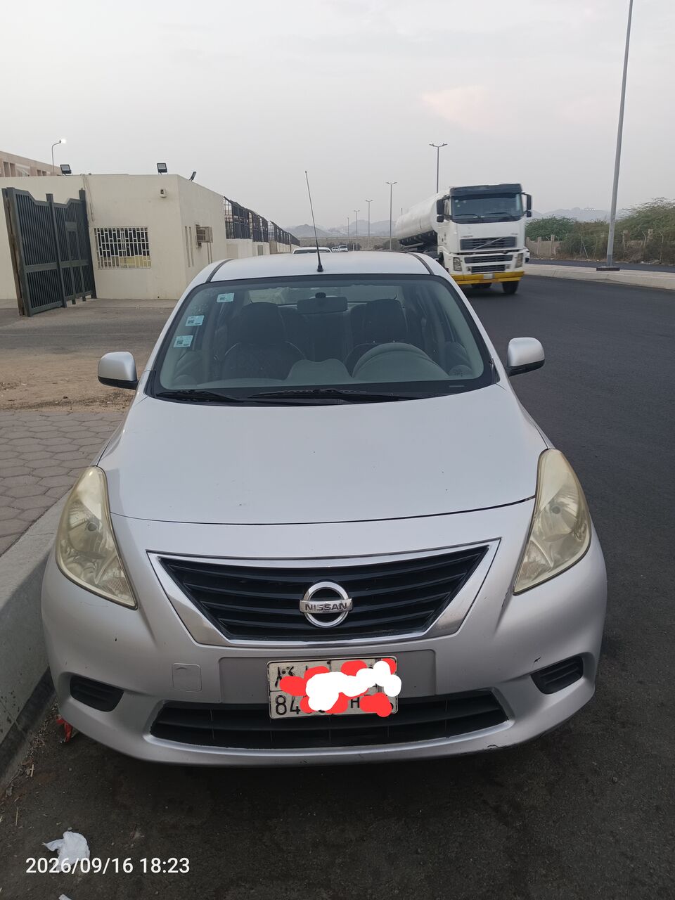 Jeddah, Vehicles, Cars & Trucks , SAR 17500,  Nissan Sunny Silver Automatic,  2013,  Automatic,  415638 KM,  Nissan Sunny  Silver  For Sale