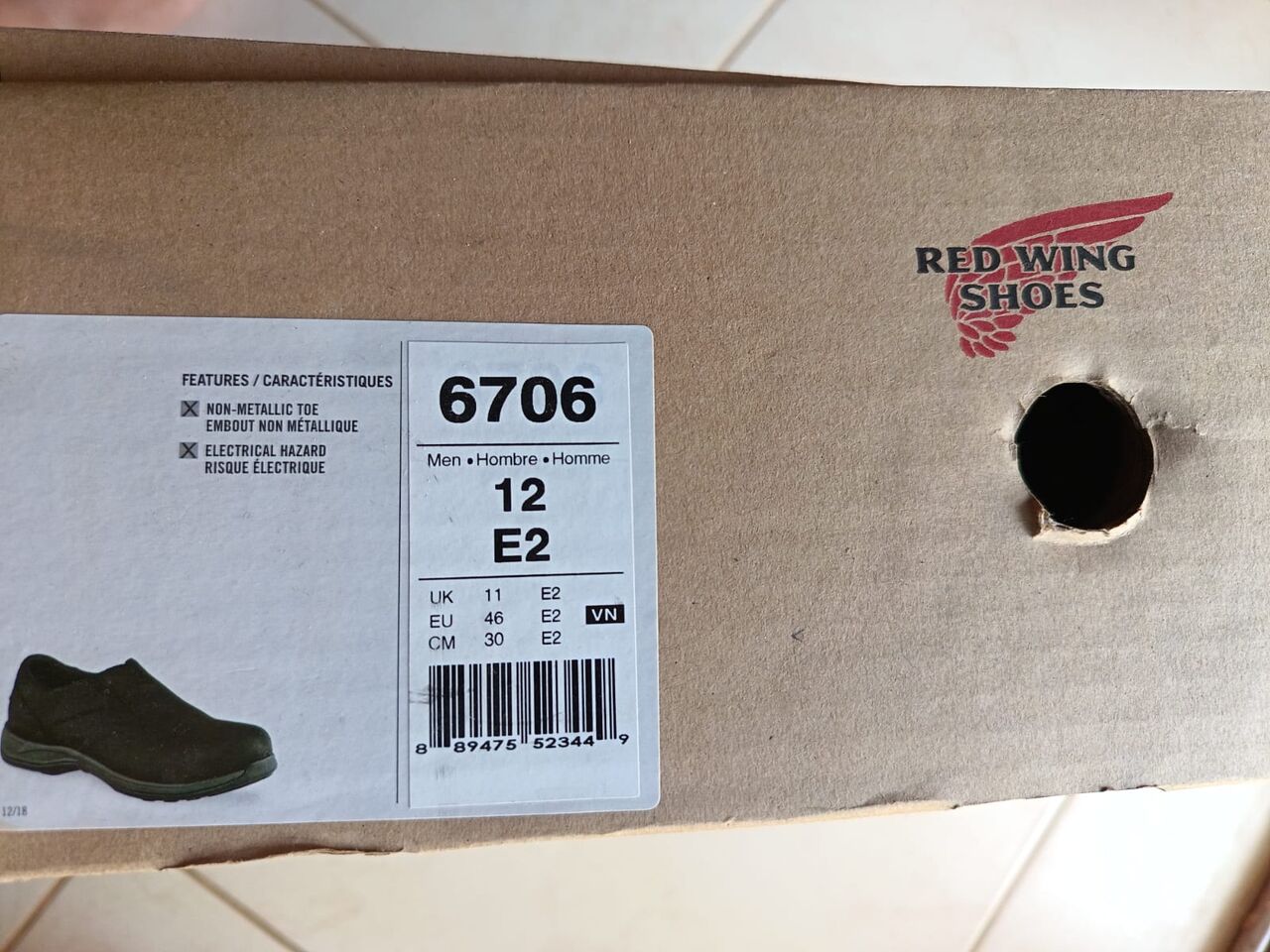 Yanbu, Clothing & Accessories, SAR 300,  Brand New Red Wing Safety Shoes (nonmetallic / Electrical Hazard Resistant) For Sale