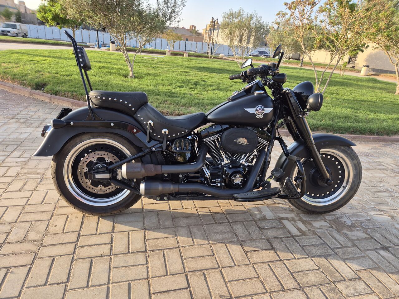 Riyadh, Motorcycles, SAR 69000,  2016 Harley-Davidson Fat Boy S 110 &ndash; Saudi Spec &ndash; 18,000km &ndash; Excellent Condition