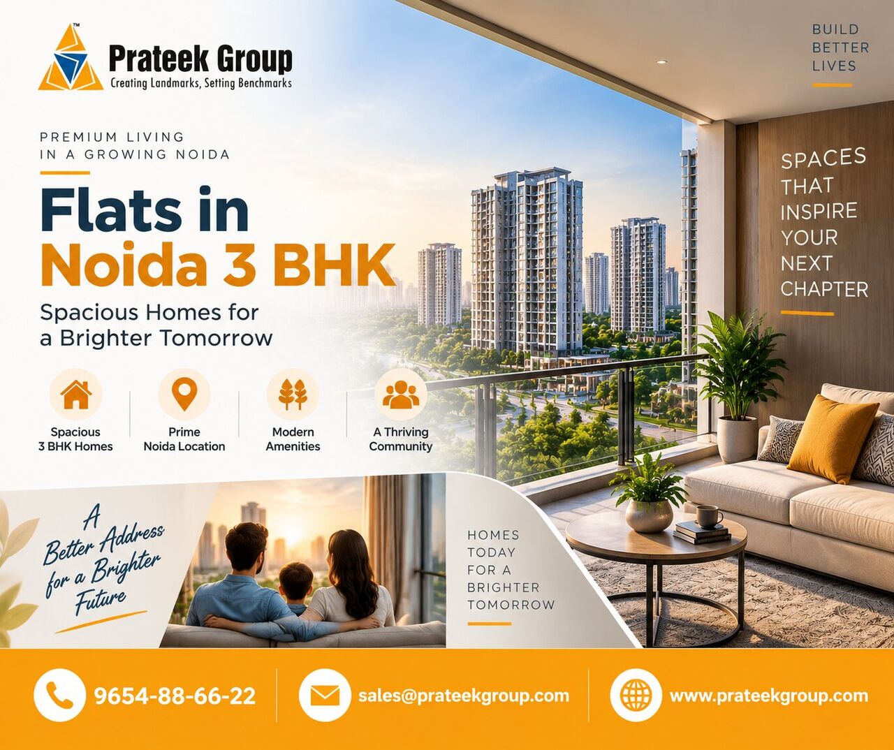 Noida, Real Estate, Flats In Noida 3 BHK