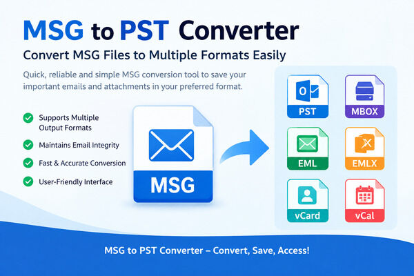 Los Angeles, Software, USD 29,  Convenient MSG To PST Email Conversion