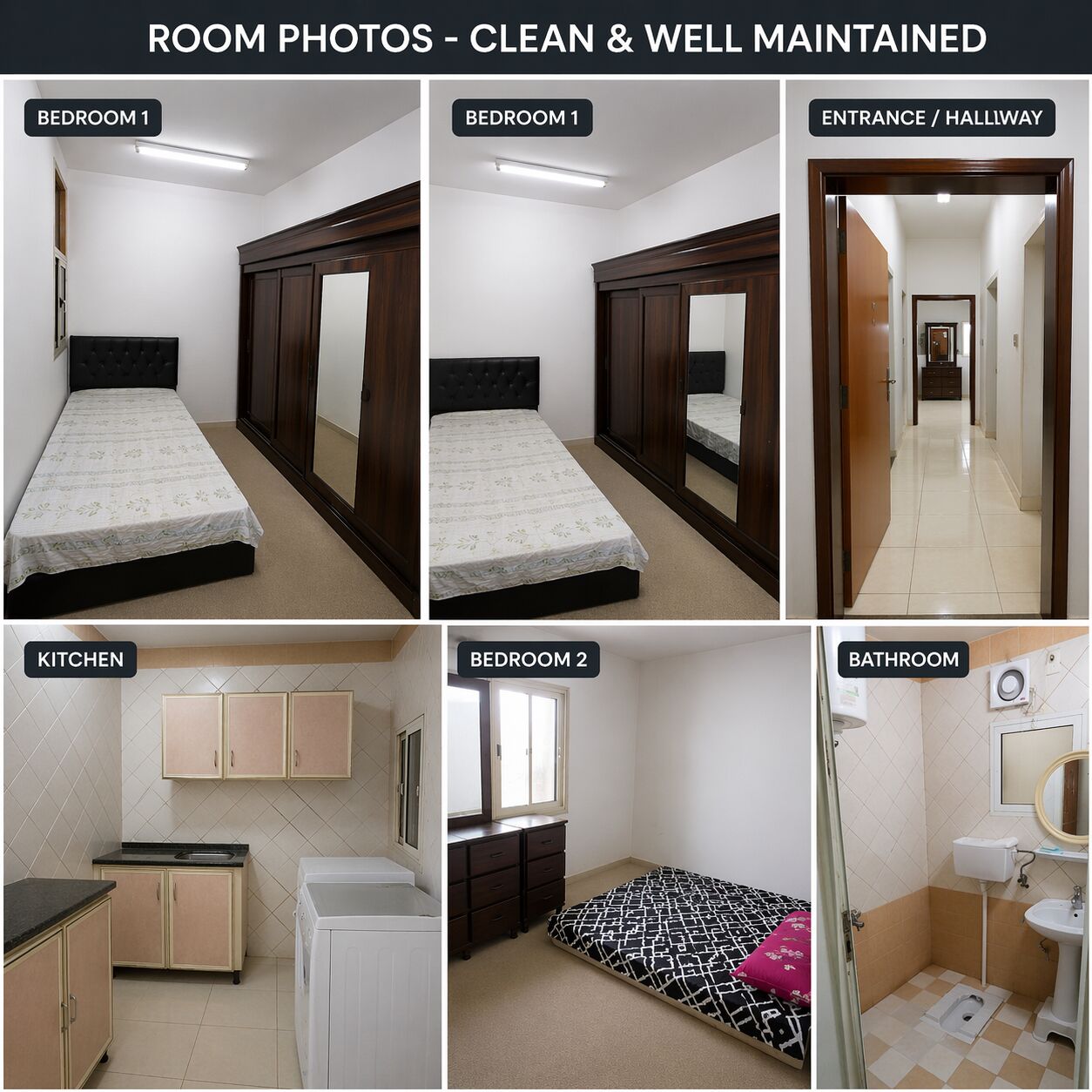 Jubail, Rooms for Rent, Furnished,  FURNISHED FLAT FOR RENT &ndash; SUITABLE FOR FAMILY / BACHELOR - 1400 MONTHS