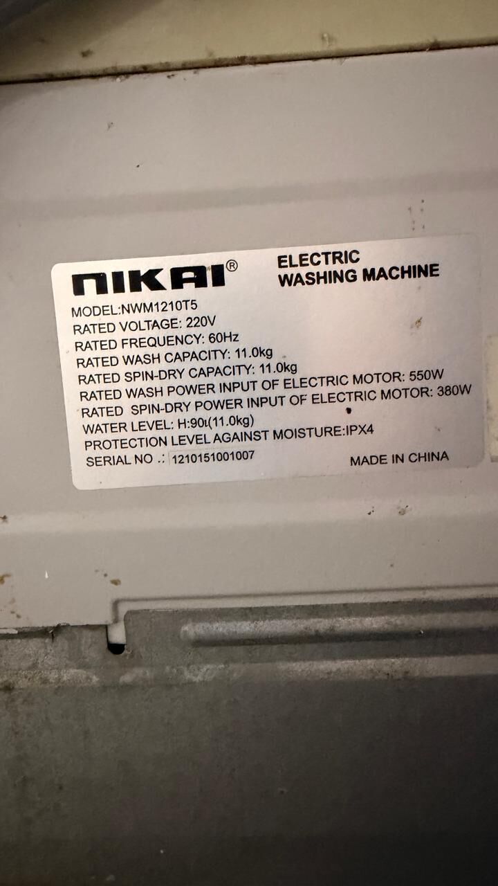 Jubail, Appliances, SAR 500,  For Sell: 11kg Top Load Washing Machine Excellent Condition