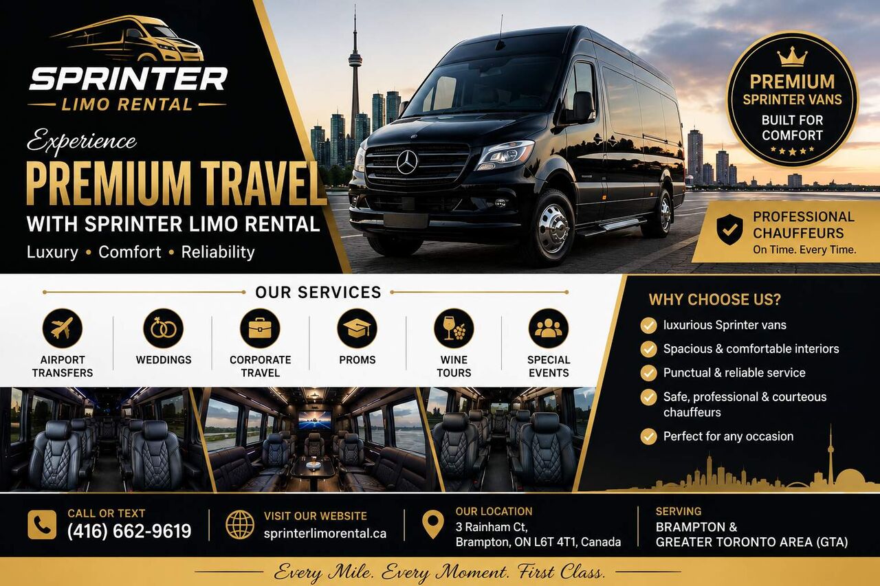 Brampton, Travel, Limo Services Brampton, ON